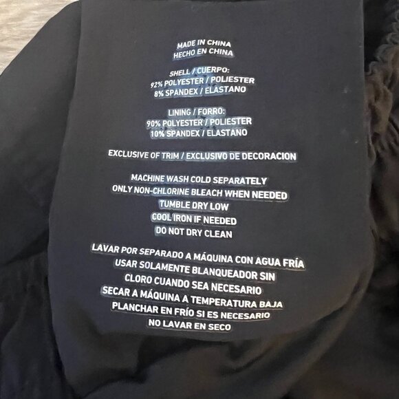 Spyder Swim UV Protection Size Large Black - Picture 5 of 6